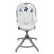 Chicco Baby Hug 5w1 Pro - łóżeczko, łóżeczko przenośne, leżaczek, krzesełko | White Cream