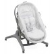 Chicco Baby Hug 5w1 Pro - łóżeczko, łóżeczko przenośne, leżaczek, krzesełko | White Cream