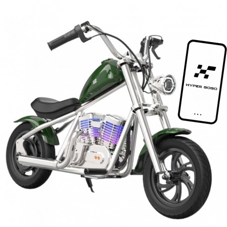 Hyper Gogo Cruiser 12 Plus Motocykl elektryczny z aplikacją - pomarańczowy