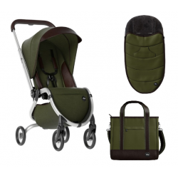 Wózek spacerowy mima Zigi - Olive Green + Otulacz  i torba gratis