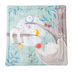 Chicco, First Dreams, Relax & Play Mat, interaktywna mata 2w1 z lampką i melodiami, sowa