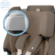 Maxi Cosi Emerald 360 PRO - obrotowy, wysuwany fotelik samochodowy 40 - 150 cm Authentic Truffle