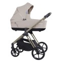 Espiro Miloo - wielofunkcyjny wózek dziecięcy, zestaw 2w1 219 white pearl