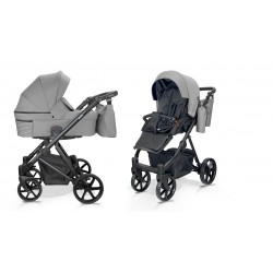 Milu Kids wózek dziecięcy 2w1 Lago Lux Mechanic Grey