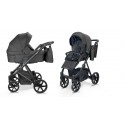Milu Kids wózek dziecięcy 2w1 Lago Lux Dark Black