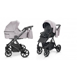 Milu Kids wózek dziecięcy 2w1 Lago Lux Warm Grey
